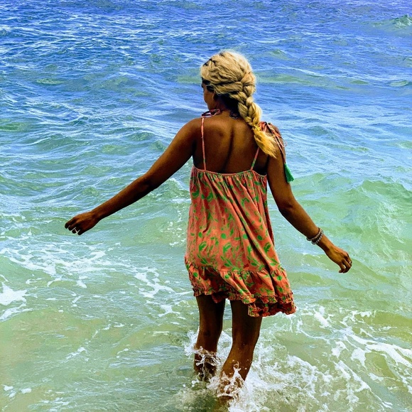 Modaposa Calandre Pink flowy Dress - Picture 2 of 2